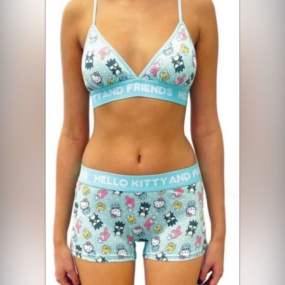 Hello Kitty Intimates Set - Blue Sz Small - Picture 1 of 6